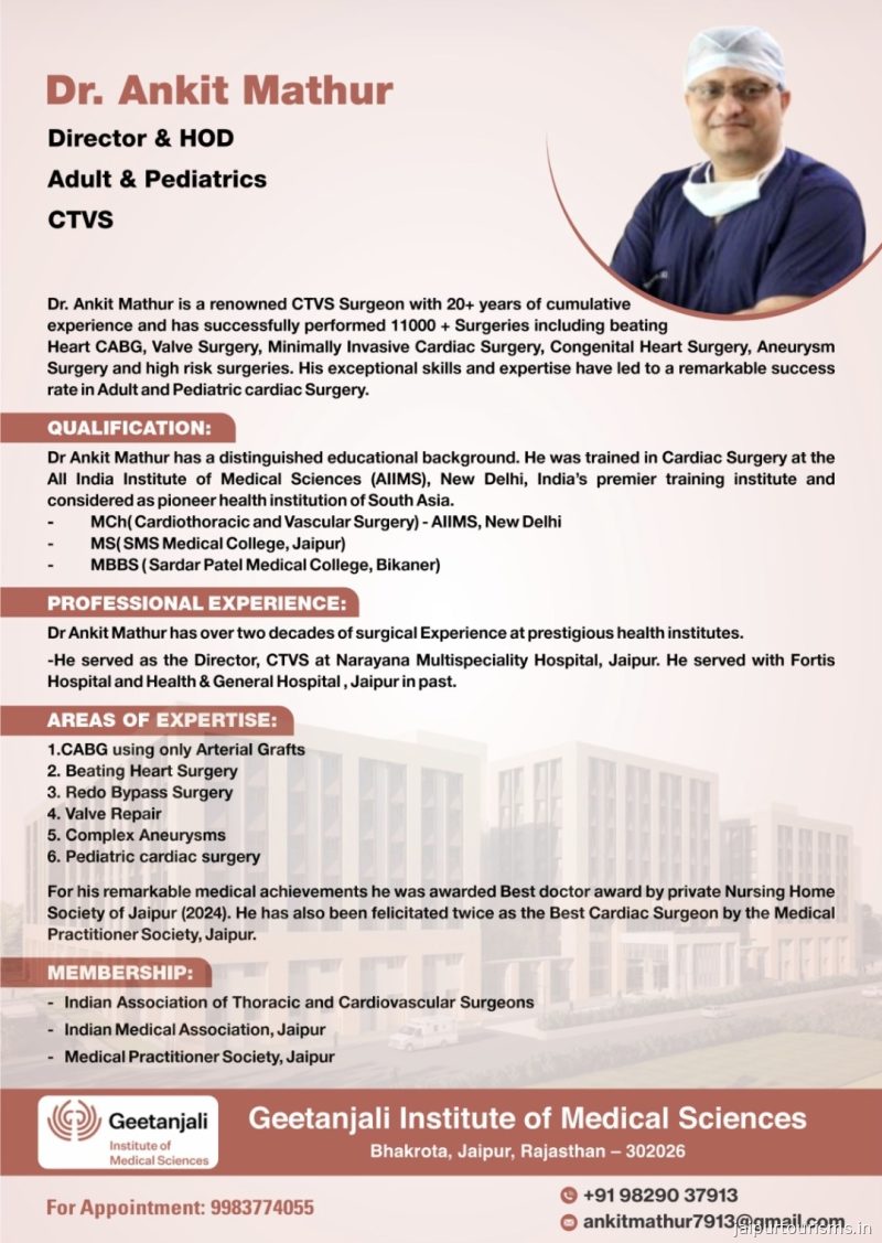 Dr. Ankit Mathur — Jaipur